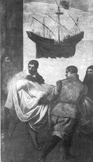 Figura 3: Tintoretto,   Il trasporto del Corpo  di San Marco alla nave veneziana