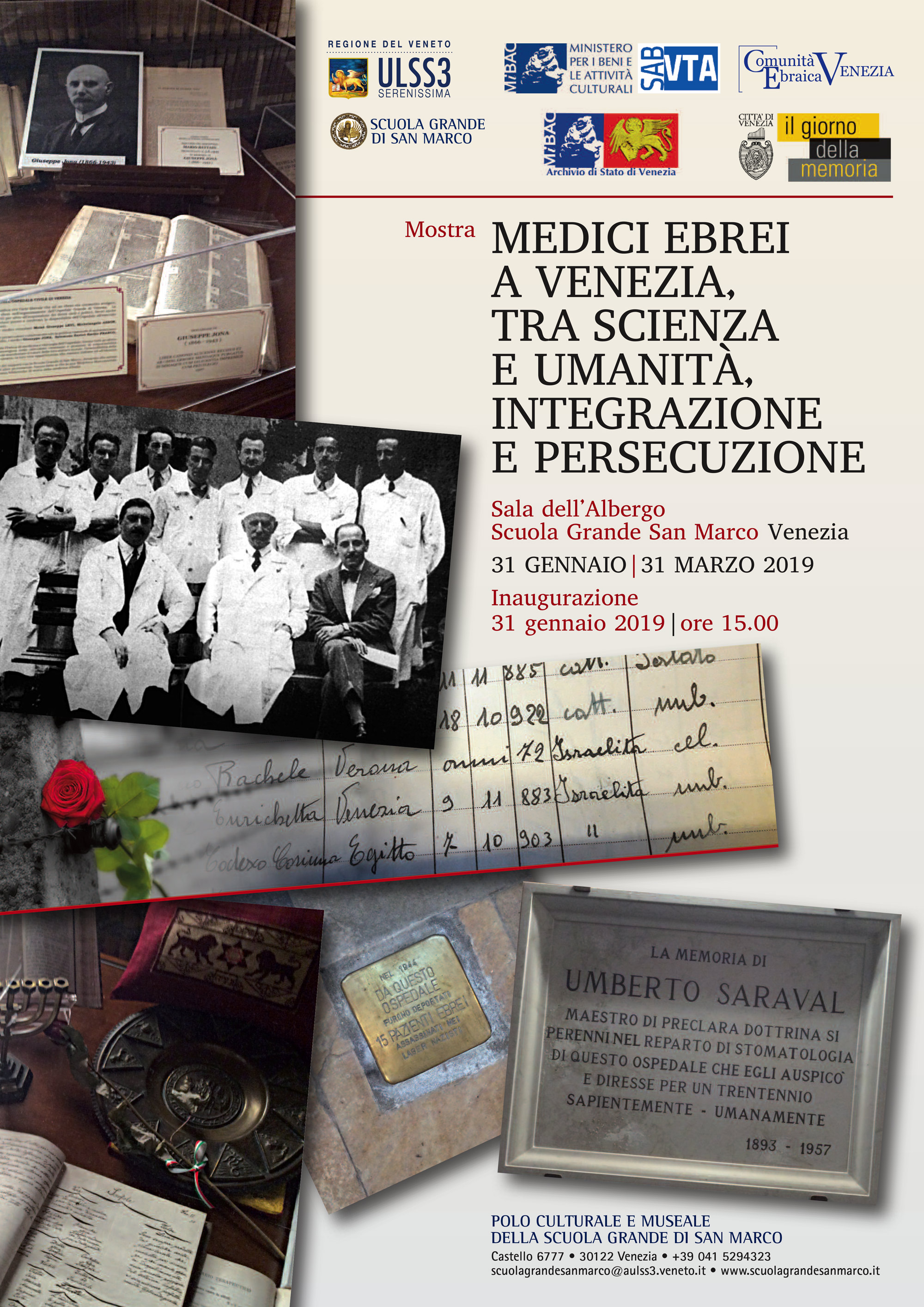 Mostra Medici Ebrei a Venezia, tra scienza e umanità, integrazione e persecuzione