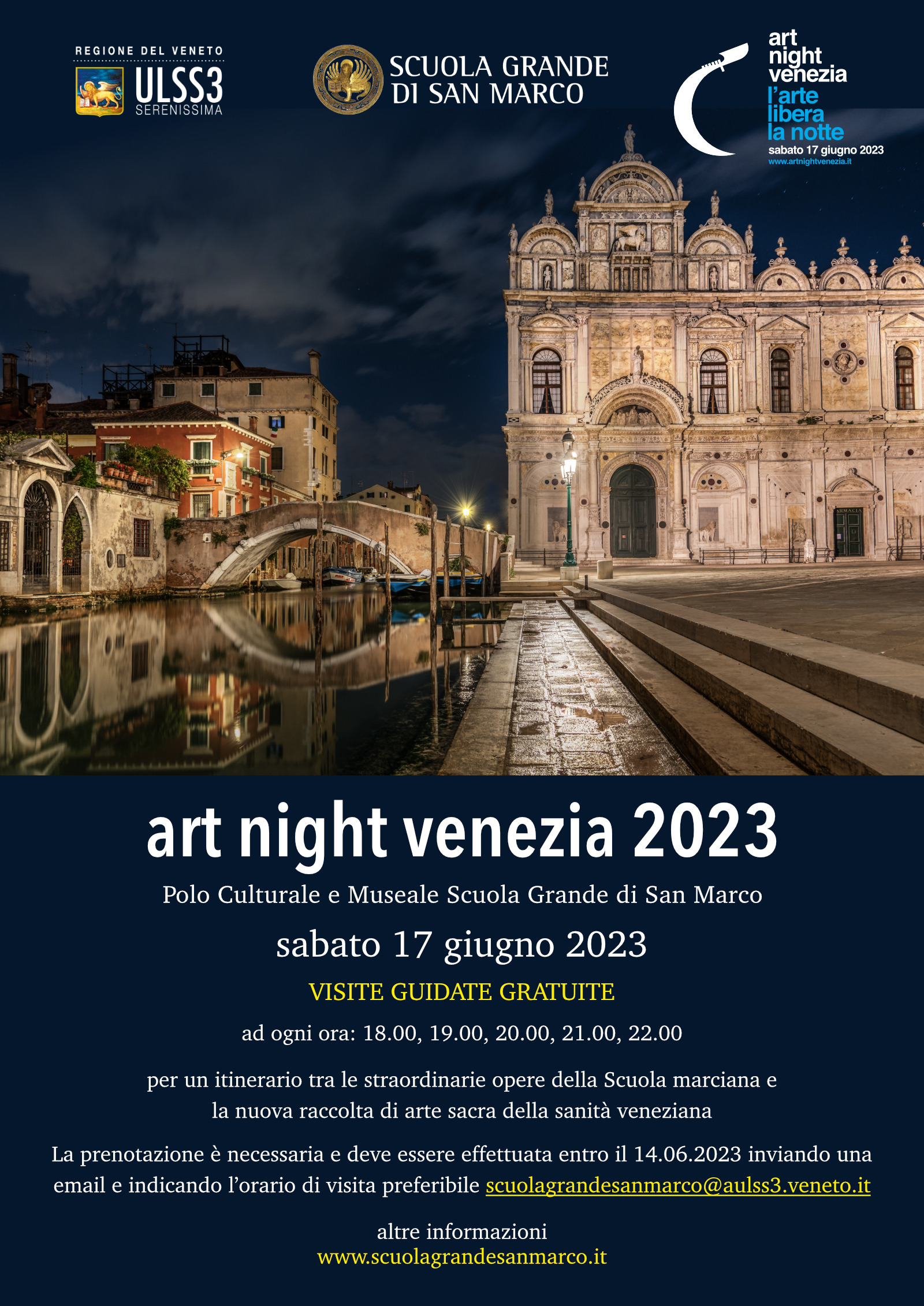Art night 2023 | Sabato 17 Giugno