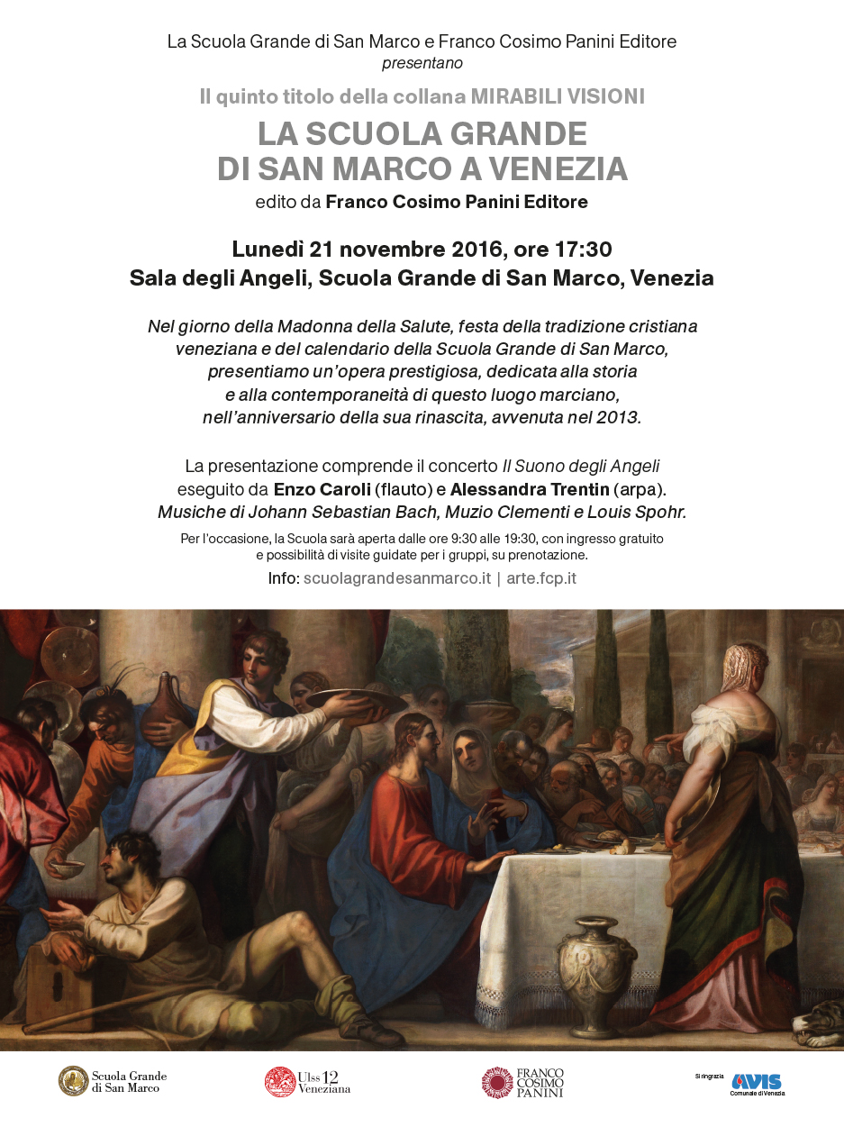 Lunedì 21 Novembre 2016 - Evento presso la Scuola Grande di San Marco