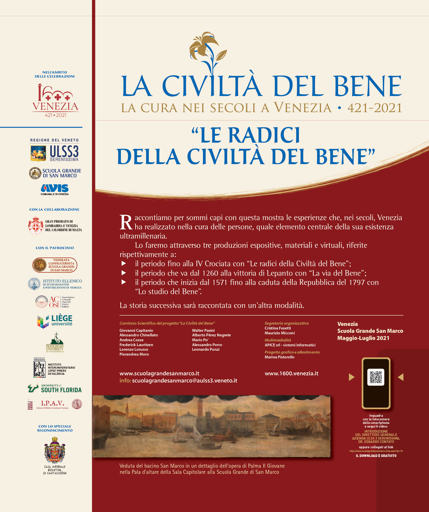 La Civiltà del Bene: La Cura nei Secoli a Venezia